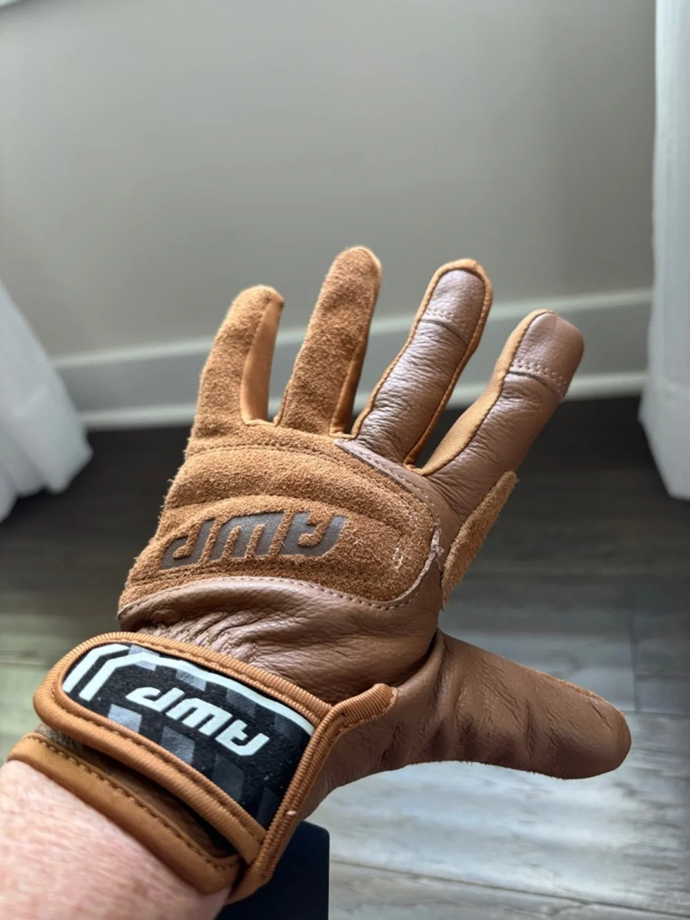 AWP High Performance Cowhide Leather,Velcro wrist ,work gloves